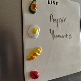 Liste Magnet (kalem dahil)