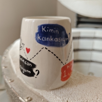 Prens Porselen Altın dekorlu kupa 