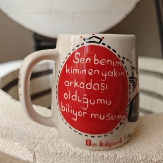 Prens Porselen Altın dekorlu kupa 