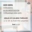Aralık Ayı Meditasyon Sınıfı