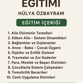 Aile Dizimi Eğitimi