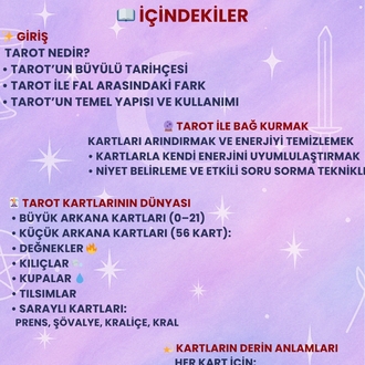 Tarot Açılım Rehberi - 114 Sayfa - (PDF)