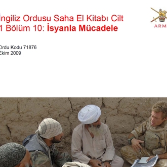 İngiliz Ordusu İsyanla Mücadele ve Şehir Operasyonları Doktrini (AFM Vol 1 Part 10)