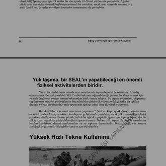 U.S. Navy SEAL Fiziksel Kondisyon Rehberi - Taktiksel Antrenman (PDF E-Kitap)