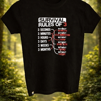 Survival Rules of 3 T-Shirt