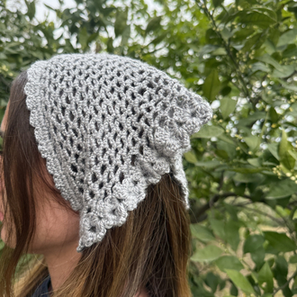 Gri Saç Bandana