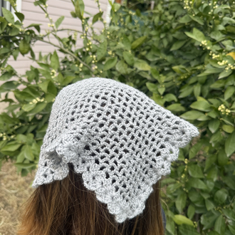 Gri Saç Bandana