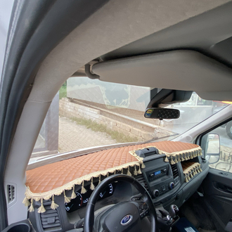 FORD TRANSİT TABA BEJ PÜSKÜLLÜ 2020 model ve sonrası için uyumlu Torpido örtüsü