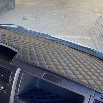 FORD TRANSİT 2007/2012 model arası SİYAH, MAVİ Püskülsüz Torpido ÖRTÜSÜ