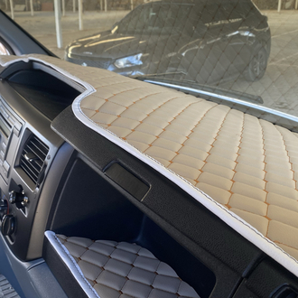 FORD TRANSİT 2007/2012 model arası BEJ, BEJ Püskülsüz Torpido ÖRTÜSÜ