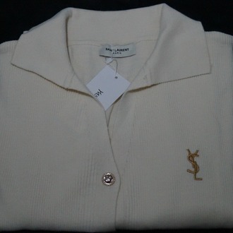 YSL Kadın Hırka Beyaz