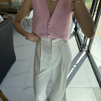 Beyaz Zara Palazzo