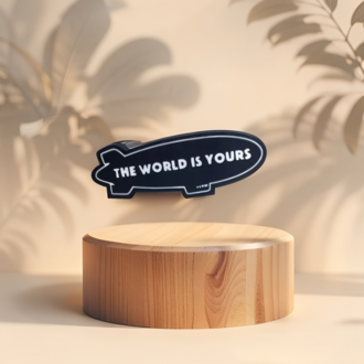 Scarface World Is Yours Zeplin – Işıklı Dekoratif Masa ve Oda Lambası