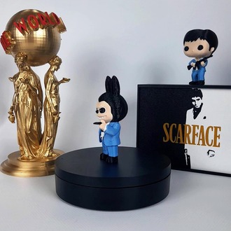 Scarface Tony Montana Labubu – Tony Montana Koleksiyonluk Dekor