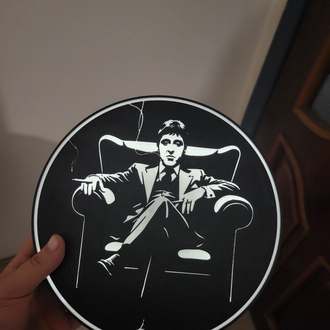 Tony Montana Scarface Tasarım LED Dekoratif Lamba