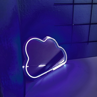 Neon Işıklı Bulut Ayna
