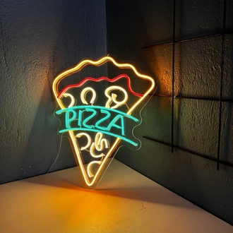 Pizza Dilimi neon