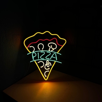 Pizza Dilimi neon