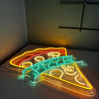 Pizza Dilimi neon