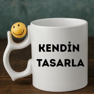 Emoji Porselen Kupa 