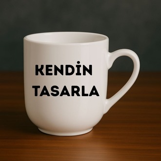 Beyaz Porselen Elite Kupa 