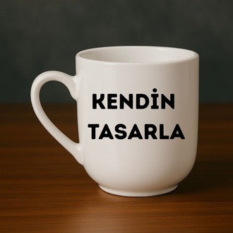 Beyaz Porselen Elite Kupa 