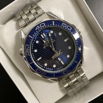 Erkek Kol Saati 42 mm – Mavi Kadran, Çelik Kordon, Tarih Göstergeli Quartz
