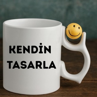 Emoji Porselen Kupa 