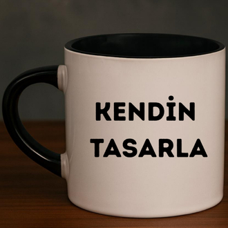 Siyah Nescafe Fincanı 