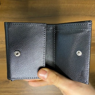 Kişiye Özel İsimli Erkek Armani Siyah Deri Kartlık