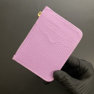 Pembe Fermuarlı Akordeon Kartlık 