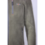 Haki Standart Fit Tam Fermuarlı Dik Yaka Polar Sweatshirt