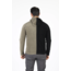 Polar Sıyah Haki Standart Fit Tam Fermuarlı 3 Cepli Outdoor Sweatshirt Renkli Kapüşonlu