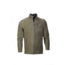 Haki Standart Fit Tam Fermuarlı Dik Yaka Polar Sweatshirt