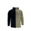 Polar Sıyah Haki Standart Fit Tam Fermuarlı 3 Cepli Outdoor Sweatshirt Renkli Kapüşonlu