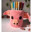 Pink Pig Yorkshire Pen Holder