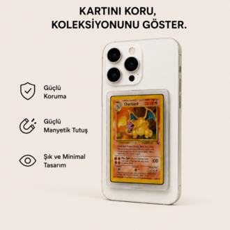 NORDX MagSafe Card Case - Pokemon, One Piece, Kart Sergileme 