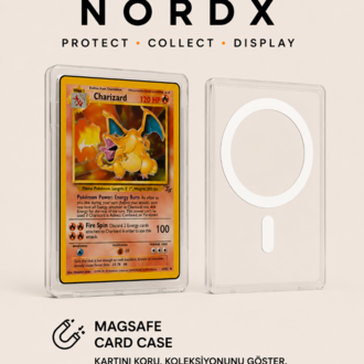 NORDX MagSafe Card Case - Pokemon, One Piece, Kart Sergileme 
