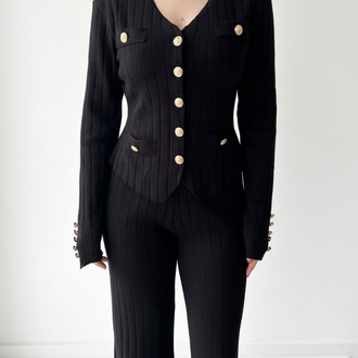 BALMAIN SET - SİYAH