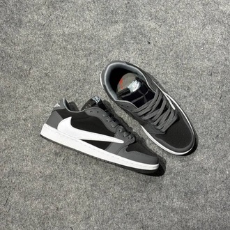NİKE TRAVİS SCOOT x AIR JORDAN 1 LOW OG BLACK GREY