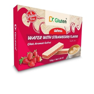 DR.GLUTEN ÇİLEKLİ GOFRET 100 GR