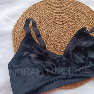 siyah jarse toparlayıcı sütyen