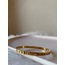 ROMA RAKAMLI TAŞLI ÇELİK BİLEKLİK GOLD