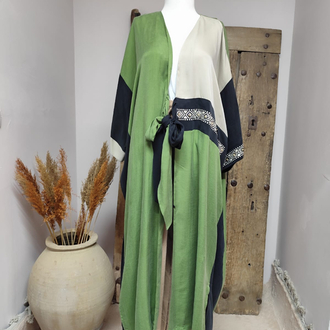 2 renkli kaftan 