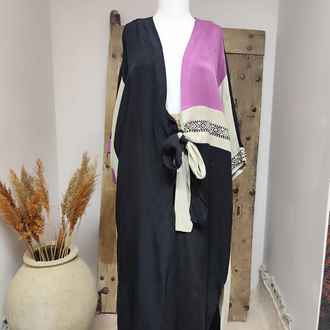 2 renkli kaftan 
