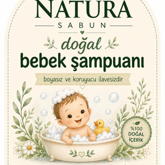 BEBEK ŞAMPUANI SAĞLIKLI GÜVENLİ SAÇ VE DUŞ KEYFİ 400 ml