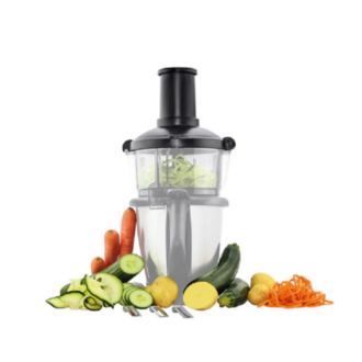 Wundermix WunderZoodler Spiral Kesme Aparatı Thermomix Mutfak Robotu TM6 ve TM5 için