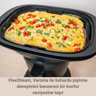 Wundermix FlexiSTEAM Varoma İçin Silikon Pişirme Kabı | Thermomix TM7 için