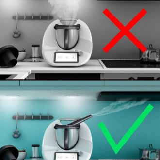 Wundermix Mixtaste Buhar yönlendirici Baca Thermomix Mutfak Robotu TM6 ve TM5 için