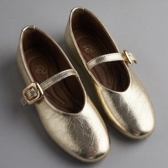 Gold renk kemerli babet